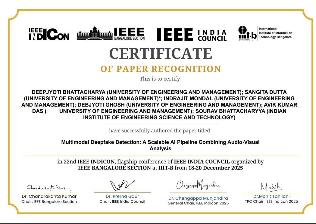 IEEE INDICON 2025 Paper Recognition